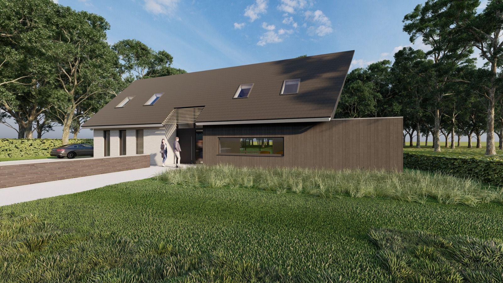 Landelijk-moderne woning